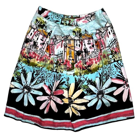 i.e. postcard print skirt 10 - Picture 1 of 4